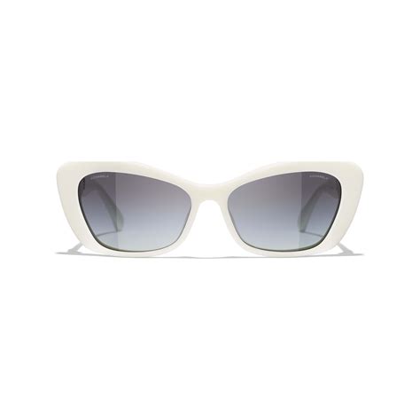 CHANEL Sunglasses: Cat Eye Sunglasses, acetate & glass 